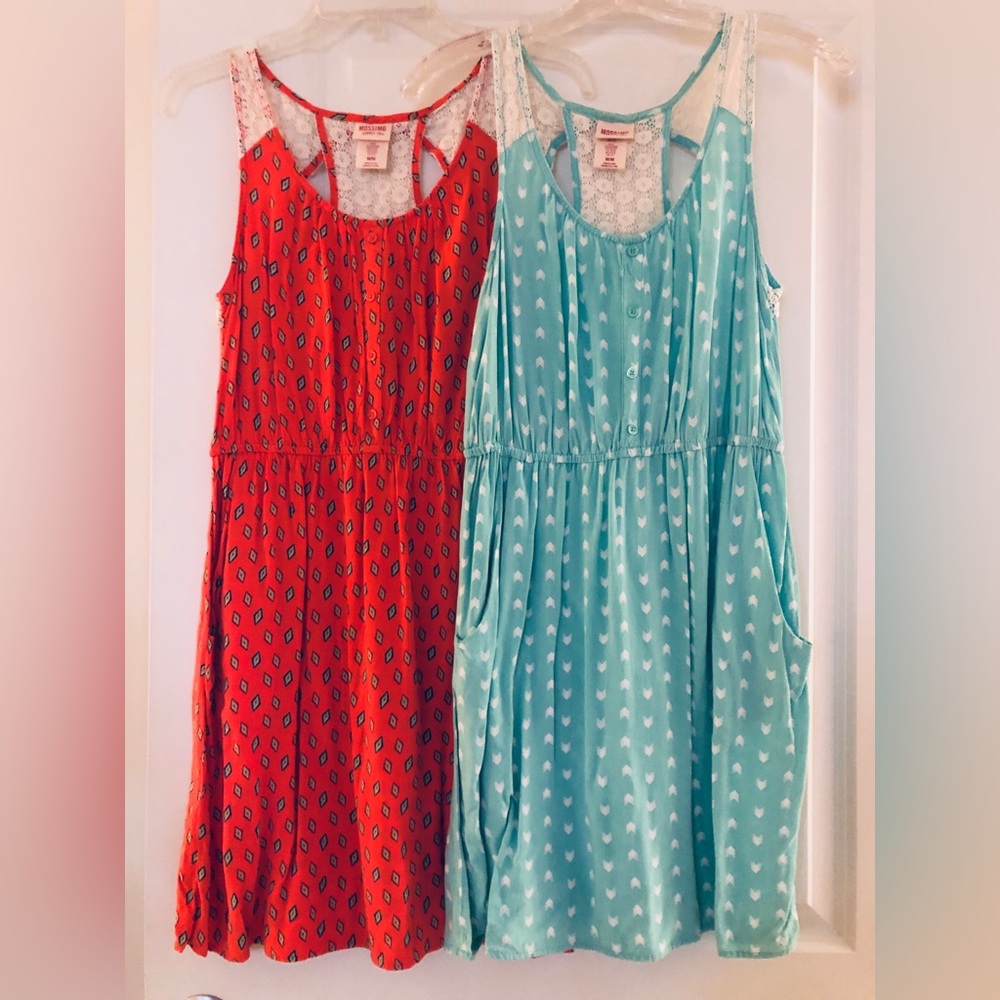 Mossimo Sleeveless Summer Dresses (2 Pair, Sold Together)